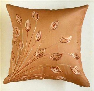 2 Pcs Coffee Decorative Throw Pillow Covers 18 X 18 Tulip Pattern   Throw Pillows For Couch