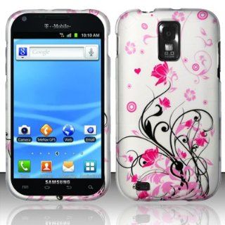 Samsung Hercules T989 Galaxy S2 Case (T Mobile) Lovely Flowers Hard Cover Protector with Free Car Charger + Gift Box By Tech Accessories Cell Phones & Accessories