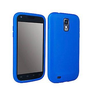 Galaxy S II (T989) D3O Flex Protective Cover Case   Blue Cell Phones & Accessories
