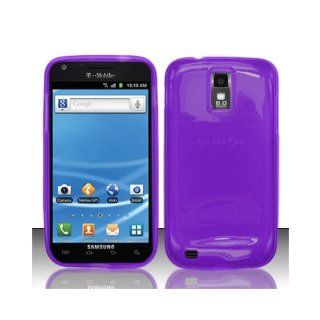 Purple Flex Cover Case for Samsung Galaxy S2 S II T Mobile T989 SGH T989 Hercules Cell Phones & Accessories