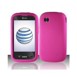 Pink Soft Silicone Gel Skin Cover Case for ZTE Avail Z990 Merit Z990G Cell Phones & Accessories