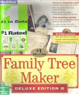 Family Tree Maker Deluxe Edition III Broderbund Software