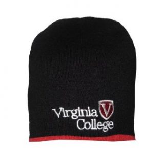 Adult Virginia College Ski & Skate Beanie / Winter Hat Black & Red Clothing