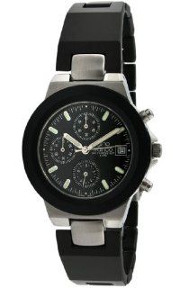 gino franco Men's 967BK Round Chronograph Stainless Steel Bracelet Watch at  Men's Watch store.