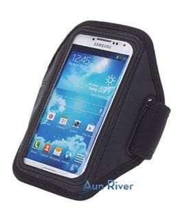 Aunriver Black Good Pal Sports Style Armband Protective Case Cover for Samsung Galaxy S4 i9500+Secret free gift Cell Phones & Accessories