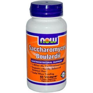 Now Foods Saccharomyces Boulardii Veg Capsules, 60 Count Health & Personal Care