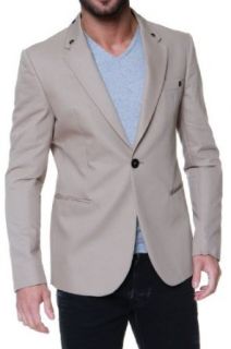 Emporio Armani Jacket Blazer Sack Coat MATT LINE, Color Beige, Size 56 at  Mens Clothing store Blazers And Sports Jackets