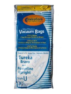 150 Eureka U Allergy Canister Vacuum Bags, Canister Series 970, 972 Vacuum Cleaners, 61555 12, 970A, 972A   Household Vacuum Filters Upright