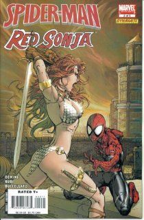 Spider Man & Red Sonja #2 (Dynamite   Marvel Comics) Michael Avon Oeming, Mel Rubi, Michael Turner [cover] Books