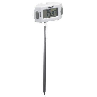 Polder Swivel Head Digital Instant Read Thermometer, White Kitchen & Dining