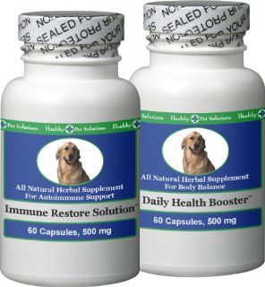 Healthy Pet Solutions Canine Cushing's Kit Capsule Format  Pet Supplements And Vitamins 