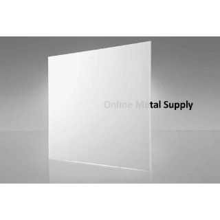 Acrylic Plexiglass Plastic Sheet 3/16" x 24" x 48"   White 2447 Acrylic Plastic Raw Materials