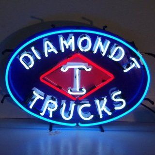 Diamond T Trucks Neon Sign (Multi) (17"H x 24"W x 4"D)   Island Light Fixtures