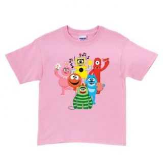 Yo Gabba Gabba Favorite Things Pink T Shirt Size 3T Novelty T Shirts Clothing