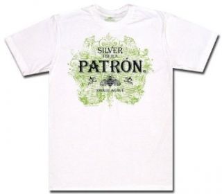 Patron Tequila White and kelly Green Trills T ShirtXX Large Clothing