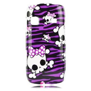 Talon Phone Case for Samsung M580 Replenish   Baby Skull #1   Sprint   1 Pack   Retail Packaging   Purple Cell Phones & Accessories