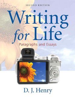Writing for Life Paragraphs and Essays (2nd Edition) (Henry Writing Series) 9780205668717 Literature Books @