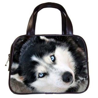 Siberian Husky Classic Handbag (2 sides)  Cosmetic Tote Bags  Beauty