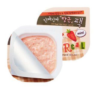 [Etude House] It's Real Mini Face Pack 15g (Carrot)  Facial Masks  Beauty