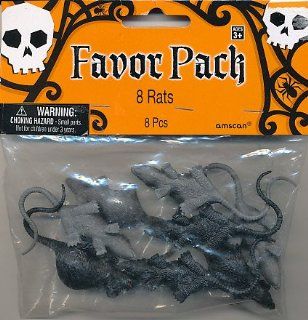 AMSCAN Halloween Party Favors Rats Asst. (8 Count) Kitchen & Dining