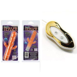 Triple Teaser Vibrator   Orange and Peanut Vibrator Combo Health & Personal Care