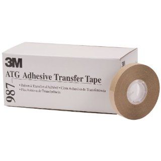 3M ATG Adhesive Transfer Tape 987, 0.50 in x 36 yd 2.0 mil (Case of 12)