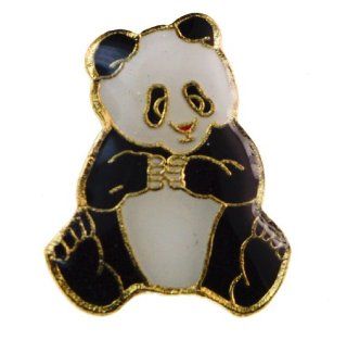 Giant Panda hat or lapel pin D42 Brooches And Pins Jewelry