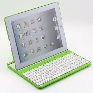eTopTrade Green 360 Degrees Rotating Detachable Bluetooth Keyboard Case Cover for iPad 2 2nd 3 3rd 4 4th Gen Generation Computers & Accessories