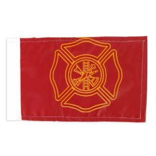 Pro Pad Firefighter Motorcycle Flag, 6 by 9 Inch  Outdoor Flags  Patio, Lawn & Garden