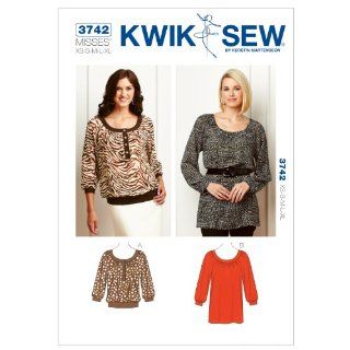 Kwik Sew K3742 Top and Tunic Sewing Pattern, Size XS S M L XL