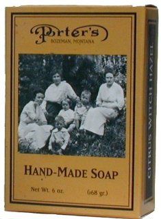 Porter's Large Citrus Bar Soap  Bath Soaps  Beauty