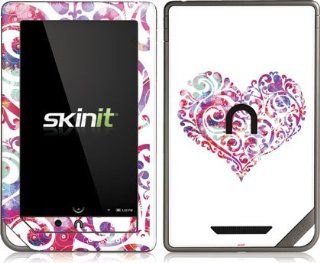 Valentines   Swirly Heart   Nook Color / Nook Tablet by Barnes and Noble   Skinit Skin Computers & Accessories