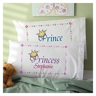 Personalized Kids Pillowcase   Junior Royalty Design   Childrens Pillowcases