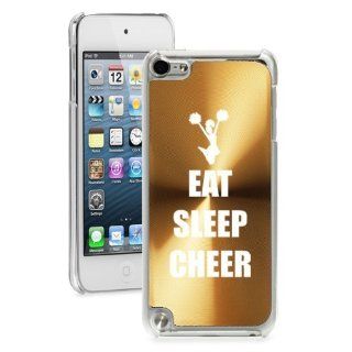 Apple iPod Touch 5th Generation Gold 5B994 hard back case cover Eat Sleep Cheer Cheerleader Cell Phones & Accessories