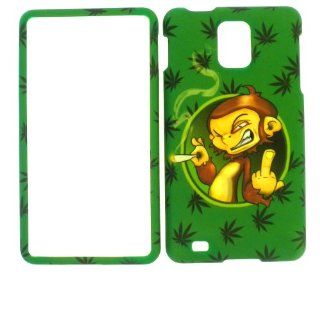 FOR AT&T / SAMSUNG INFUSE 4G / SAMSUNG SGH I997 POT SMOKING MONKEY FLIP OFF Cell Phones & Accessories