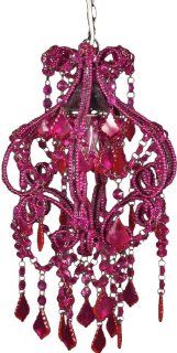 Molly 'N Me Fuchsia Flourish Beaded Chandelier Toys & Games