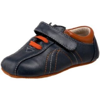 Smaller by See Kai Run Jasper Sneaker (Infant/Toddler),Navy/Orange,0 6 Months W US Infant Shoes