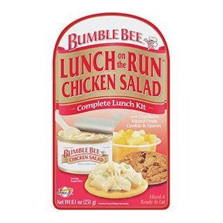 Bumble Bee Foods Lunch On The Run Tuna Salad Kit, 8.1 Ounce Packages (Pack of 8)  Packaged Tuna Fish  Grocery & Gourmet Food
