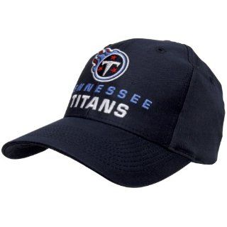 Tennessee Titans   Mens   Logo Athletic Adj Baseball Cap Dark Blue  Sports & Outdoors