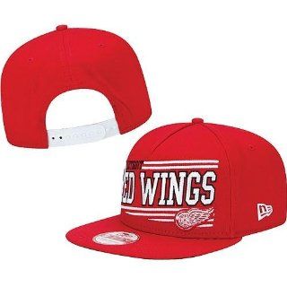 Detroit Red Wings caps  New Era Detroit Red Wings Angular A Frame Snapback Adjustable Hat  Sports Fan Baseball Caps  Sports & Outdoors