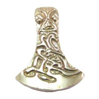 Bronze Scandinavian Norse Odin's Axe Pendant Double Sided Axe Jewelry