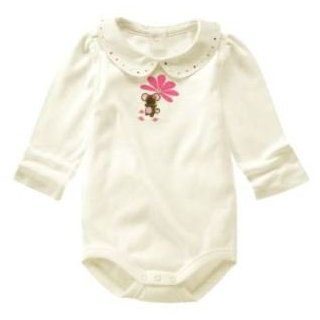 Baby Girl's Fashion Top Bodysuit Cream "Little Field Mouse" Shirt 12 18 months by Gymboree Clothing