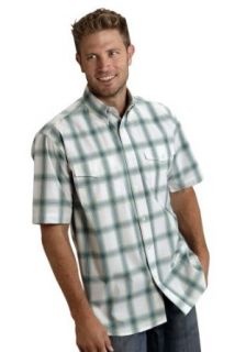 Roper Apparel and Footwear Men's Short Sleeve Plaid Shirt at  Men�s Clothing store