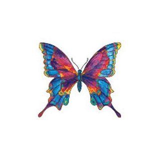 RAINBOW BUTTERFLY Glitter Temporary Tattoo 2x2  Tattooing Products  Beauty