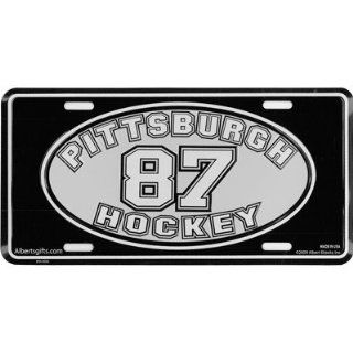 LICENSE PLATE PITTSBURGH PENGUINS HOCKEY #87 OVAL (SIDNEY CROSBY) Toys & Games