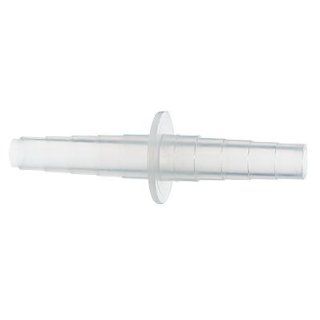 Barbed fittings, Straight Connector, Clear PP9 mm ID, 7 mm x 62 mm x 16 mm