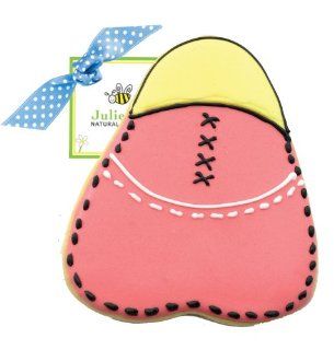 Traverse Bay Confections Hand Decorated Pink Purse Cookie, 3.5 Ounce Individually Wrapped Cookie (Pack of 4)  Cookies Gourmet  Grocery & Gourmet Food