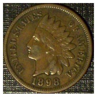 1898 Indian Head Penny (Coin) 