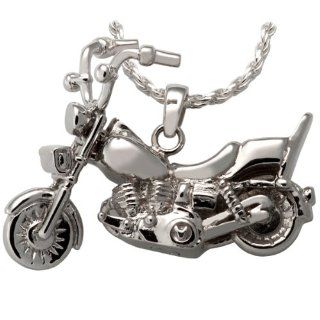 Silver Cremation Jewelry Motorcycle (handle bars actually move)   Jewelry Boxes