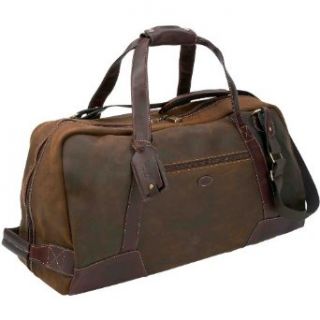 Baron Country Large Suede & Leather Duffel Bag Clothing